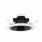 Juno Recessed Lighting 204HYP3-B-WH (204HYP3 BWH) 5" LED Hyperbolic Reflector Trim, Black Alzak Cone, White Trim Ring