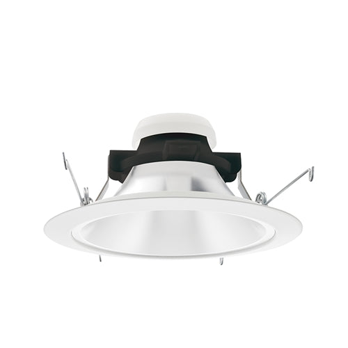Juno Recessed Lighting 204HYP3-HZ-WH (204HYP3 HZWH) 5" LED Hyperbolic Reflector Trim, Haze Cone, White Trim Ring