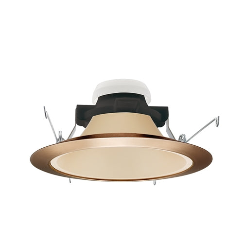 Juno Recessed Lighting 204HYP3-WHZ-ABZ (204HYP3 WHZABZ) 5" LED Hyperbolic Reflector Trim, Wheat Haze Cone, Classic Aged Bronze Trim Ring