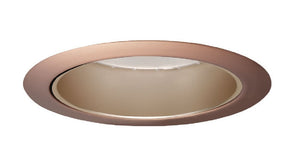 Juno Recessed Lighting 204WHZ-ABZ (204 WHZABZ) 5" LED, Line Voltage Downlight Trim, Wheat Haze Reflector, Age Bronze Trim