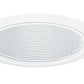 Juno Recessed Lighting 205W-WH (205 WWH) 5" LED, Line Voltage Baffle Trim, White Baffle, White Trim