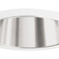 Juno Recessed Lighting 207C-WH (207 CWH) 5" Line Voltage Cone Reflector Trim, Clear Reflector, White Trim