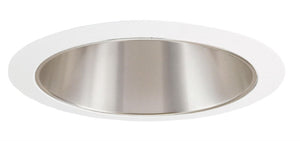 Juno Recessed Lighting 207HZ-WH (207 HZWH) 5" Line Voltage Cone Reflector Trim, Haze Reflector, White Trim