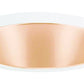 Juno Recessed Lighting 207WHZ-WH (207 WHZWH) 5" Line Voltage Cone Reflector Trim, Wheat Haze Reflector, White Trim