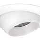 Juno Recessed Lighting 208NW-WH (208N WWH) 5" Line Voltage Adjustable Eyeball with Baffle Trim, White Baffle, White Trim
