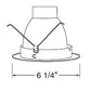 Juno Recessed Lighting 210-ABZ (210N-ABZ) 5" LED, Line Voltage, Compact Fluorescent, Shower Trim, Aged Bronze Trim