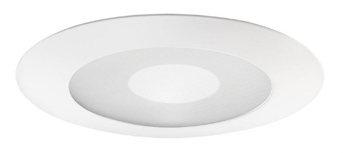 Juno Recessed Lighting 212-WH (212N-WH) 5" LED, Line Voltage Perimeter Frosted Lens Shower Trim, White Trim