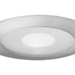 Juno Recessed Lighting 212N-SC (212N SC) 5" LED, Line Voltage Perimeter Frosted Lens Shower Trim, Satin Chrome Trim