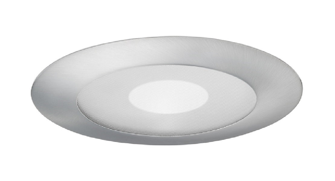 Juno Recessed Lighting 212N-SC (212N SC) 5" LED, Line Voltage Perimeter Frosted Lens Shower Trim, Satin Chrome Trim