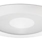 Juno Recessed Lighting 212N-WH (212N WH) 5" LED, Line Voltage Perimeter Frosted Lens Shower Trim, White Trim