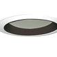 Juno Recessed Lighting 2130B-WH (2130 BWH) 5" LED, Compact Fluorescent, Black Baffle Trim with Regressed Dome Lens