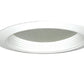 Juno Recessed Lighting 2130W-WH (2130 WWH) 5" LED, Compact Fluorescent, White Baffle Trim with Regressed Dome Lens