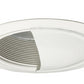 Juno Recessed Lighting 213W-WH (213G3W-WH) 5" Compact Fluorescent  Wall Wash Baffle Trim, White Baffle, White Trim Ring