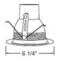 Juno Recessed Lighting 215W-WH (215 WWH) 5" Line Voltage, Compact Fluorescent, Enclosed Baffle Trim, White Baffle, White Trim
