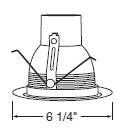 Juno Recessed Lighting 215W-WH (215 WWH) 5" Line Voltage, Compact Fluorescent, Enclosed Baffle Trim, White Baffle, White Trim
