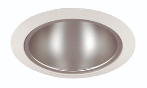 Juno Recessed Lighting 216HZ-WH (216 HZWH) 5" Line Voltage, Compact Fluorescent Enclosed Cone Reflector Trim, Haze Reflector, White Trim