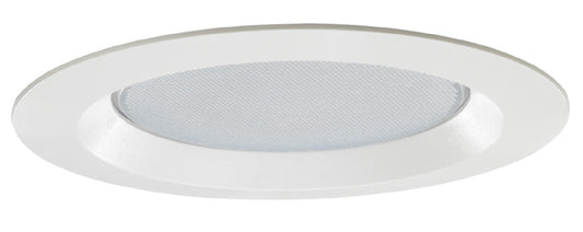 Juno Recessed Lighting 220-PW (220 PW) 6" Fluorescent, Albalite Lens with Reflector Trim, Plastic White Trim