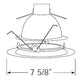 Juno Recessed Lighting 220-WH (220 WH) 6" Fluorescent, Albalite Lens with Reflector Trim, White Trim