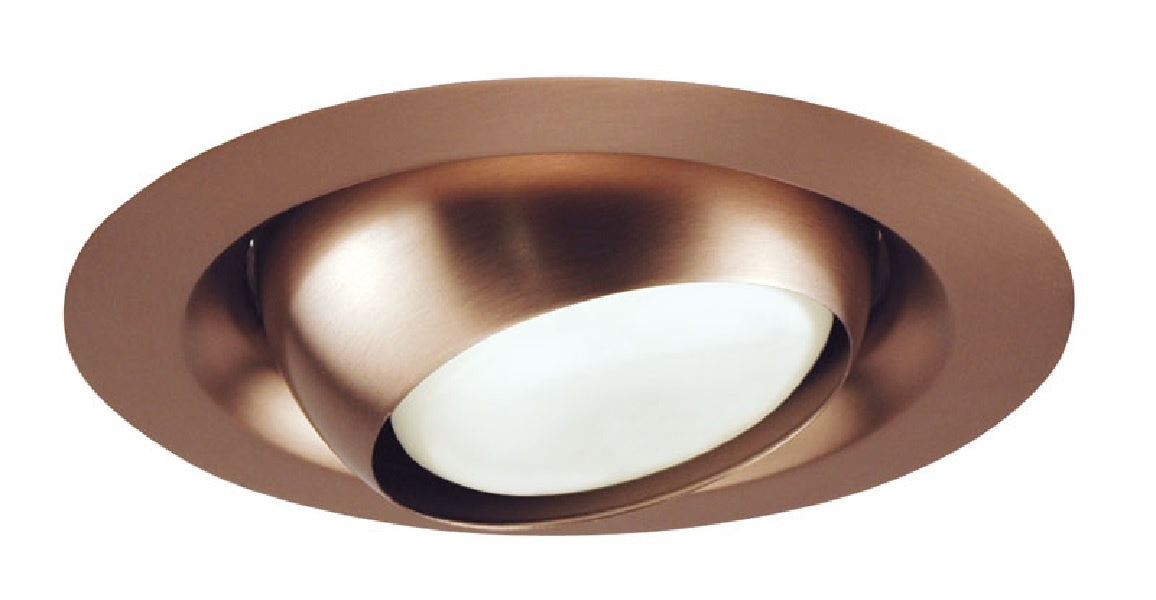 Juno Recessed Lighting 229-ABZ (229 ABZ) 6" Line Voltage, Regressed Eyeball Trim for BR/PAR30 Lamp, Aged Bronze Trim