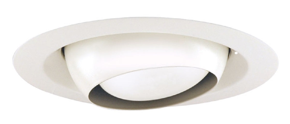 Juno Recessed Lighting 229-WH (229 WH) 6" Line Voltage, Regressed Eyeball Trim for BR/PAR30 Lamp, White Trim
