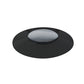 Juno Aculux Recessed Lighting 2301BHZ-BL-FM (2ABV BD BLFM WET) 2" Round Adjustable Regressed Beveled Lensed Pinhole LED Flush Mount, Black Trim