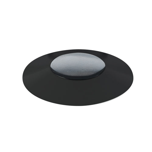 Juno Aculux Recessed Lighting 2301BHZ-BL-FM (2ABV BD BLFM WET) 2" Round Adjustable Regressed Beveled Lensed Pinhole LED Flush Mount, Black Trim