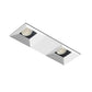Juno Aculux Recessed Lighting 2301SQ2BHZ-WH-SF 2" 2 Heads LED Regressed Lensed Pinhole Self Flanged Trim, White Finish