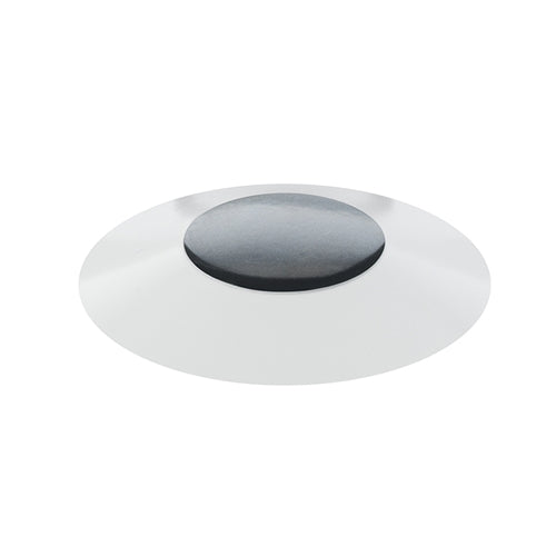 Juno Aculux Recessed Lighting 2302BHZ-WH-FM 2" Round Regressed Beveled LED, Low Voltage Flush Mount Pinhole Lensed, White Trim