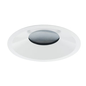 Juno Aculux Recessed Lighting 2302BHZ-WH-SF (2DBV BD WHSF) 2" Round Regressed Beveled LED, Low Voltage Self Flanged Pinhole Lensed, White Trim
