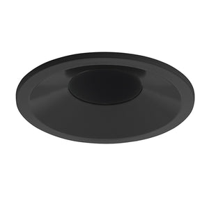 Juno Aculux Recessed Lighting 2307BHZ-BL-SF 2" Round Regressed Beveled Self Flanged Pinhole, Black Trim