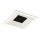 Juno Aculux Recessed Lighting 2307SQBHZ-WH-SF 2" LED Square Downlight Regressed Beveled Pinhole, Self Flanged White Trim