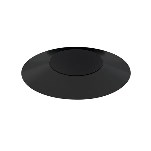 Juno Aculux Recessed Lighting 2308BHZ-BL-FM 2" Round Adjustable Regressed Beveled Pinhole LED, Low Voltage Flush Mount, Black Trim