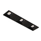 Juno Aculux Recessed Lighting 2308SQ3BHZ-BL-FM 2" 3 Heads LED Regressed Pinhole Flush Mount Trim, Black Finish