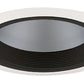 Juno Recessed Lighting 230CB-WH (230 CBWH) 6" Line Voltage, Economy A-Lamp Reflector with Baffle Trim, Black Baffle, White Trim