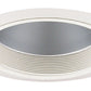 Juno Recessed Lighting 230CW-WH (230 CWWH) 6" Line Voltage, Economy A-Lamp Reflector with Baffle Trim, White Baffle, White Trim