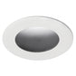 Juno Aculux Recessed Lighting 2311BHZ-WH-FM 2" Round Adjustable Lensed Pinhole LED, Low Voltage Flush Mount, White Trim
