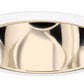 Juno Recessed Lighting 231G-WH (231 GWH) 6" Line Voltage, A-Lamp Reflector Trim, Gold Reflector, White Trim