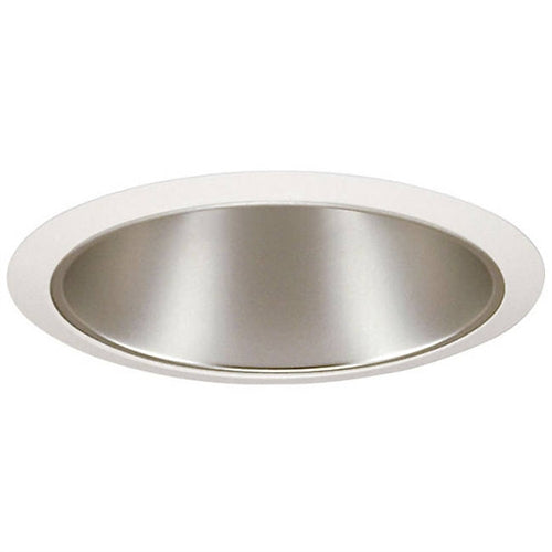 Juno Recessed Lighting 2320HZ-WH (2320 HZWH) 6" Fluorescent, Push-In Reflector Trim, Haze Reflector, White Trim