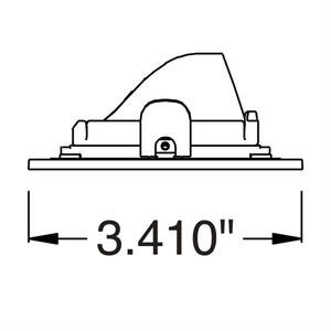 Juno Aculux Recessed Lighting 2331SQ2BHZ-BL-SF 2" 2 Heads LED Adjustable Lensed Pinhole Self Flanged Trim, Black Finish