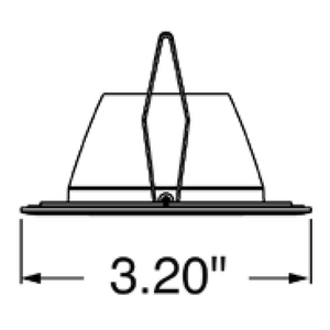 Juno Aculux Recessed Lighting 2332BHZ-BL-SF (2DPIN BD BLSF WET) New Construction 2" Round LED with 1-1/4" Pinhole, Wet Location, Black Diffuse Reflector, Black Painted Flange Trim