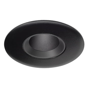 Juno Aculux Recessed Lighting 2337BHZ-BL-SF (2DPIN BD BLSF) New Construction 2" Round LED with 1-1/4" Pinhole, Black Diffuse Reflector, Black Painted Flange Trim