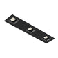 Juno Aculux Recessed Lighting 2338SQ3BHZ-BL-FM (2SQ3APIN BD BLFM) 2" 3 Heads LED Adjustable Pinhole Flush Mount Trim, Black Finish