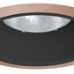 Juno Recessed Lighting 24B-ABZ (24 BBRZ) 6" LED, Line Voltage, Tapered Baffle Trim, Black Baffle, Aged Bronze Trim