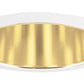 Juno Recessed Lighting 257G-WH (257 GWH) 6" Line Voltage, Deep Cone Trim, Gold Reflector, White Trim