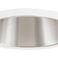 Juno Recessed Lighting 257HZ-WH (257 HZWH) 6" Line Voltage, Deep Cone Trim, Haze Reflector, White Trim