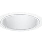 Juno Recessed Lighting 25W-WH (25 WWH) 6" Line Voltage, Straight Baffle Trim, White Baffle, White Trim