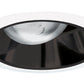 Juno Recessed Lighting 267B-WH (267 BWH) 6" Line Voltage, Adjustable Tapered Cone Trim, Black Reflector, White Trim