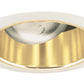 Juno Recessed Lighting 26G-WH (26 GWH) 6" LED, Line Voltage, Straight Cone Trim, Gold Reflector, White Trim