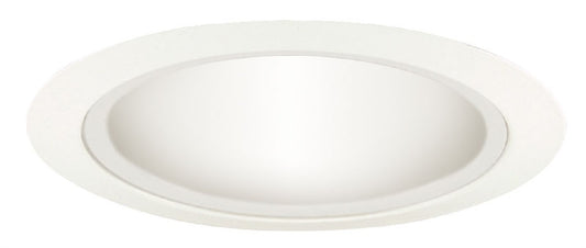 Juno Recessed Lighting 276W-WH (276S WWH) 5" Line Voltage Shallow Cone, White Reflector, White Trim