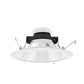 Juno Recessed Lighting 27HYP3-HZ-WH (27HYP3 HZWH) 6" LED Hyperbolic Reflector Trim, Haze Cone, White Trim Ring